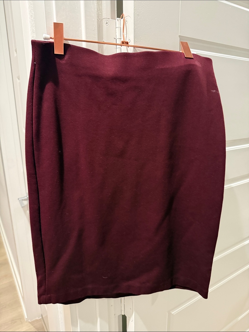 Philosophy Deep Wine Pencil Skirt